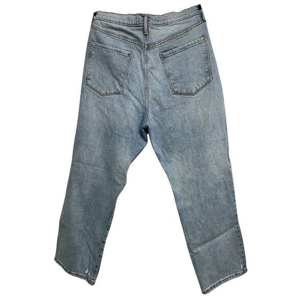 NWOT a.n.a Highest Rise Vintage Straight Leg Jean Button closure Size 10 - Picture 3 of 7